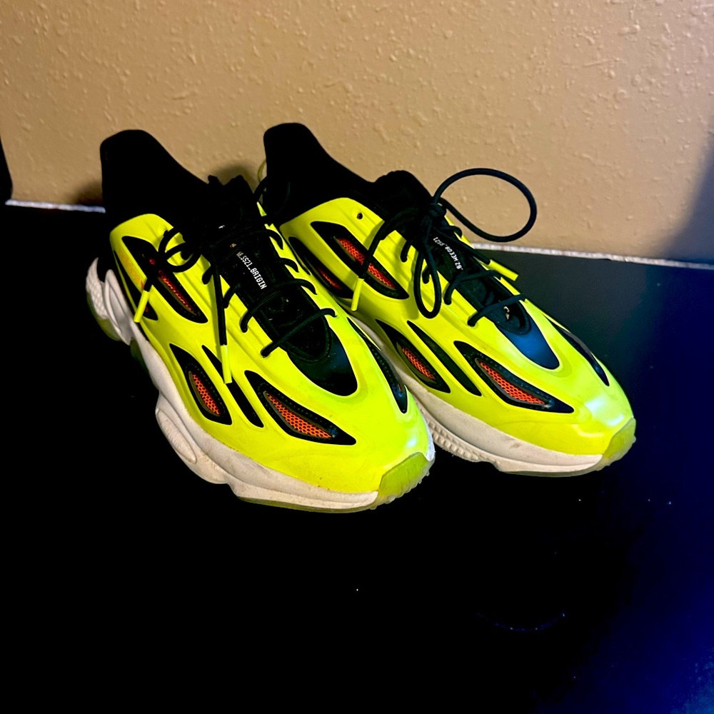 Adidas running shoes.
